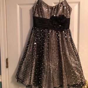 Sequined cocktail dress